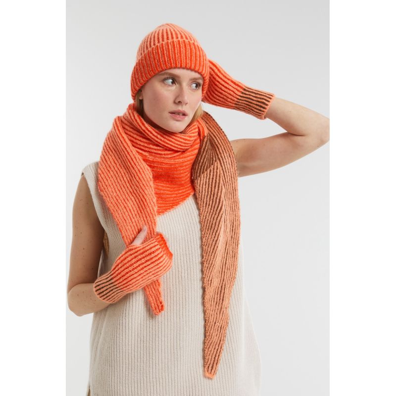 452 - BonnetAlfred Orange Lot De 2
