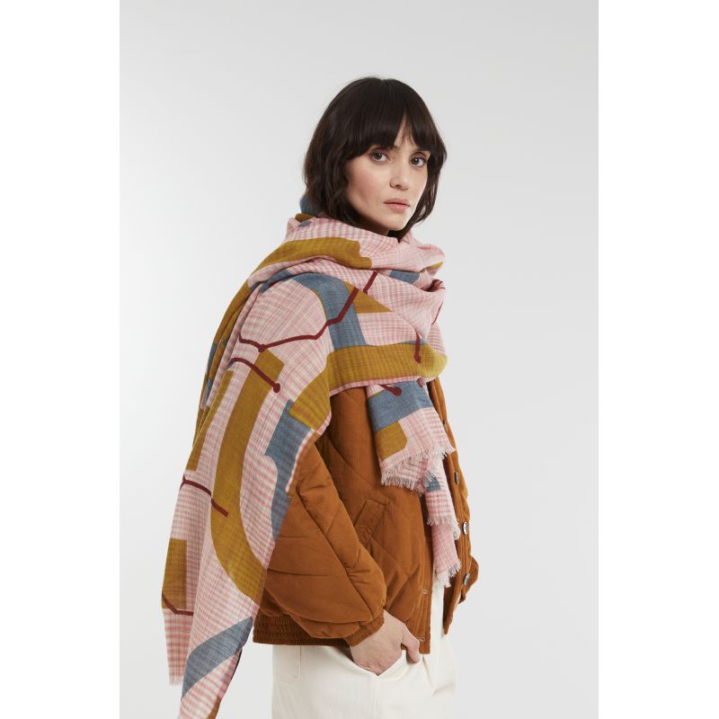 B - FoulardSigne Olive Lot De 2