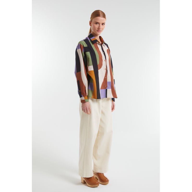 100 - Chemise Rosalie Supersonic Brun Parme Lot De 2