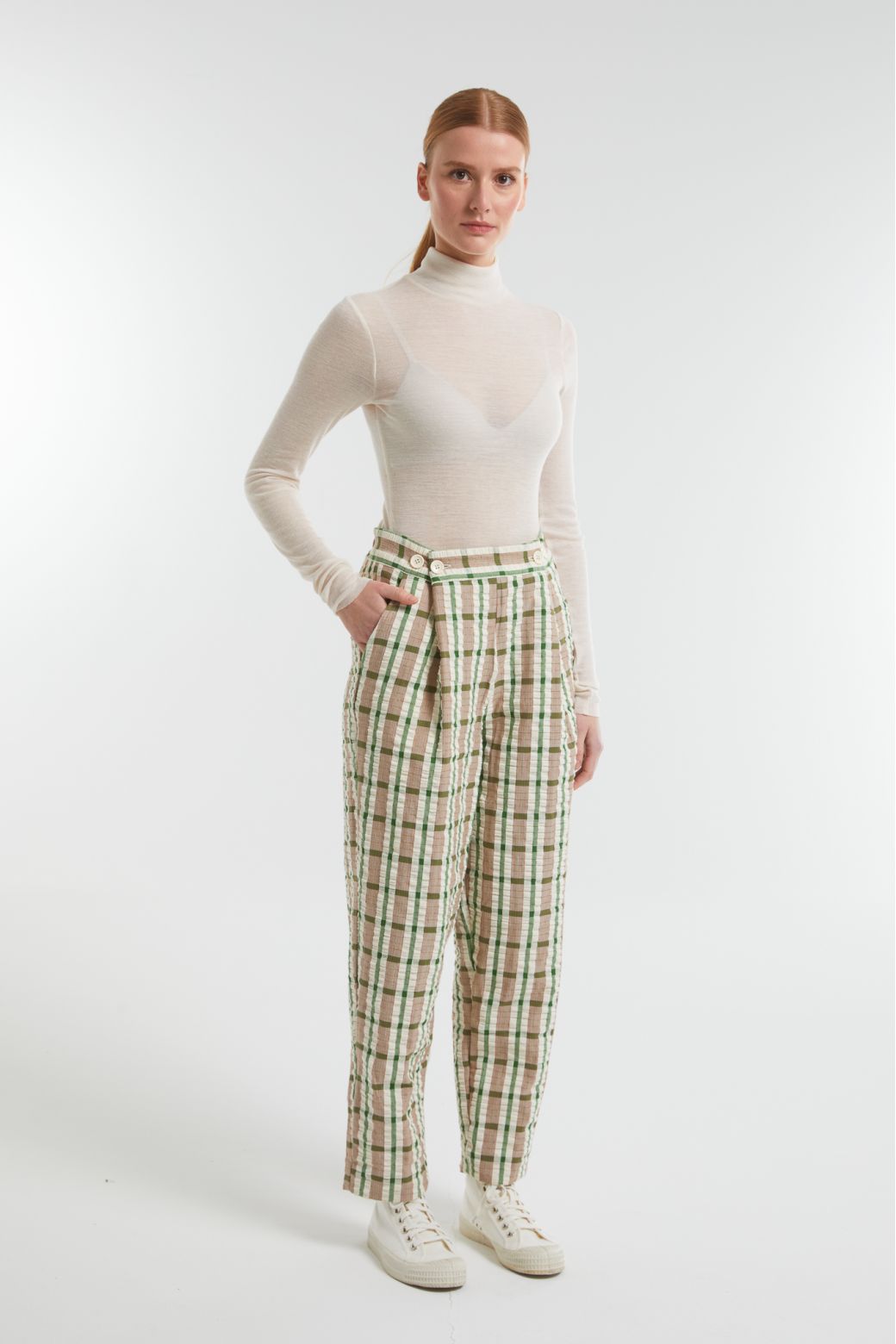 113 - Pantalon Olivia Nessie Vert Lot De 2