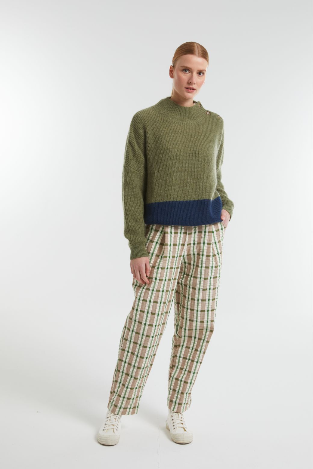 156 - Pull Altea Bonnie Kaki Lot De 2