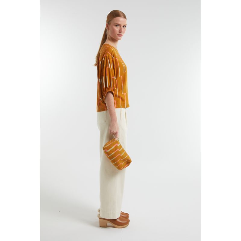 404 - Pochette De Voyage Elba Celeste Ambre Lot De 2