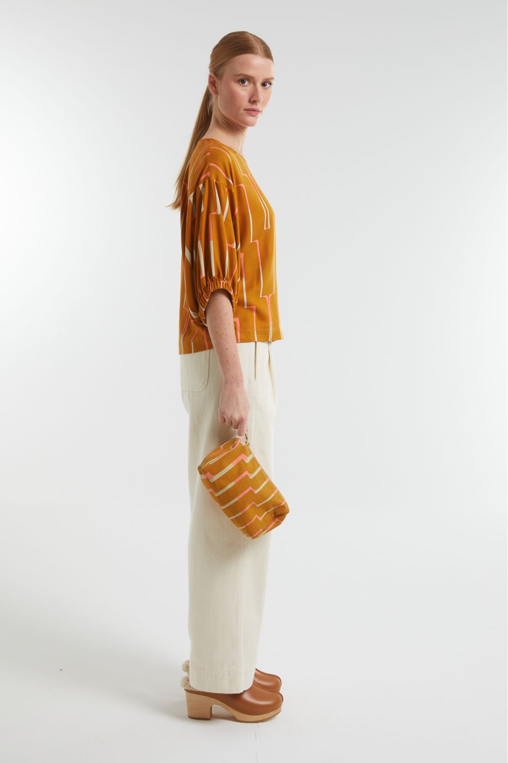 404 - Pochette De Voyage Elba Celeste Ambre Lot De 2