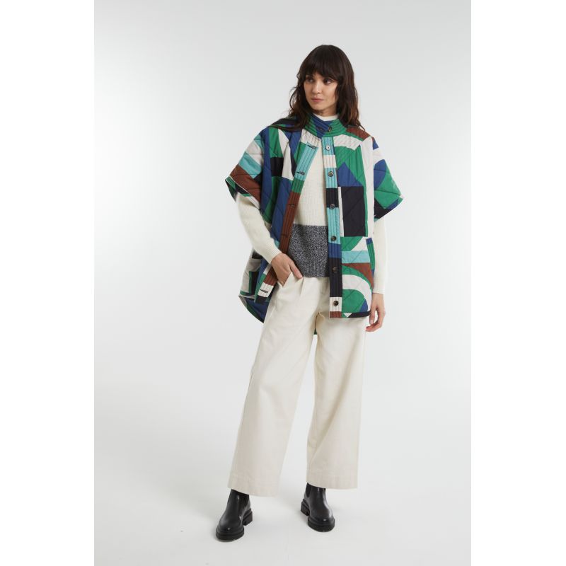 100 - Manteau Erin Supersonic Bleu Vert Lot De 2