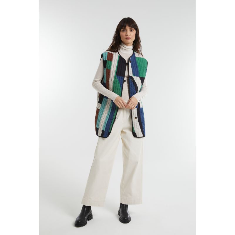 100 - Veste Réversible Hugo Supersonic Bleu Vert Lot De 2