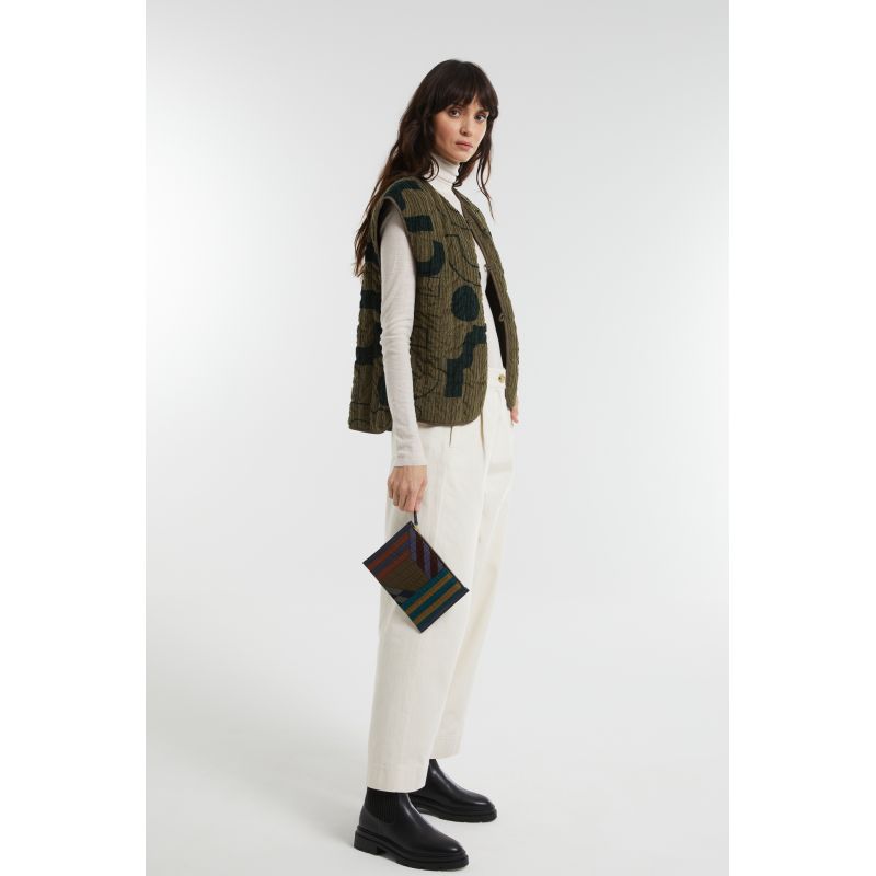 400 - Pochette Kea Shibuya Kaki Lot De 2