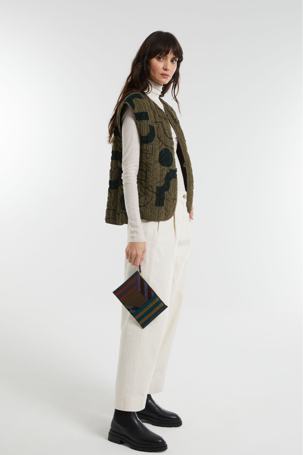 400 - Pochette Kea Shibuya Kaki Lot De 2