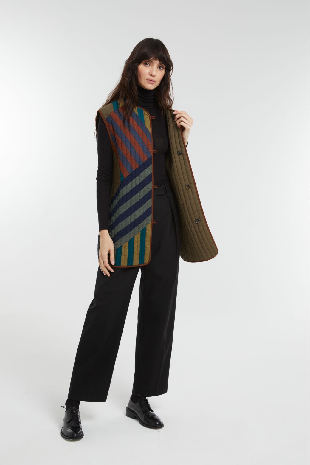 105 - Veste RéversibleHugo Shibuya Kaki Lot De 2