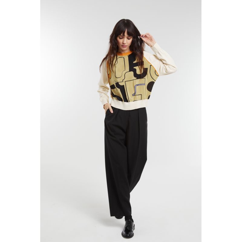 159 - Pull Olympe Lyrique Craie Lot De 2