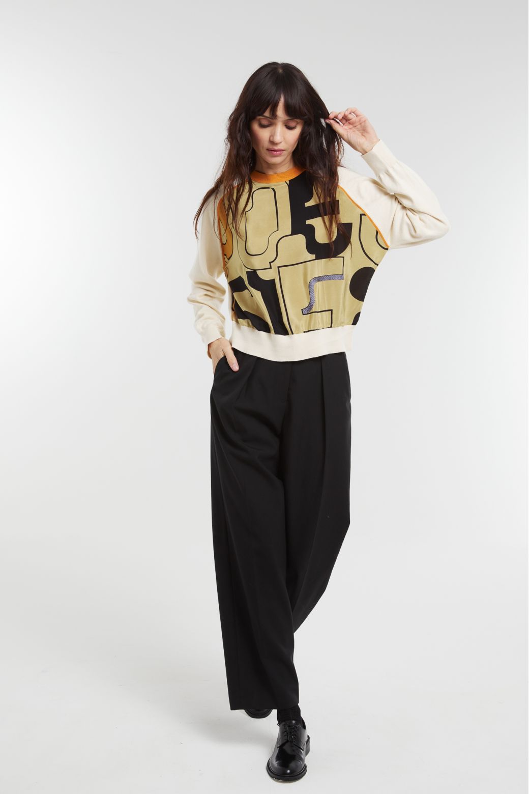 159 - Pull Olympe Lyrique Craie Lot De 2