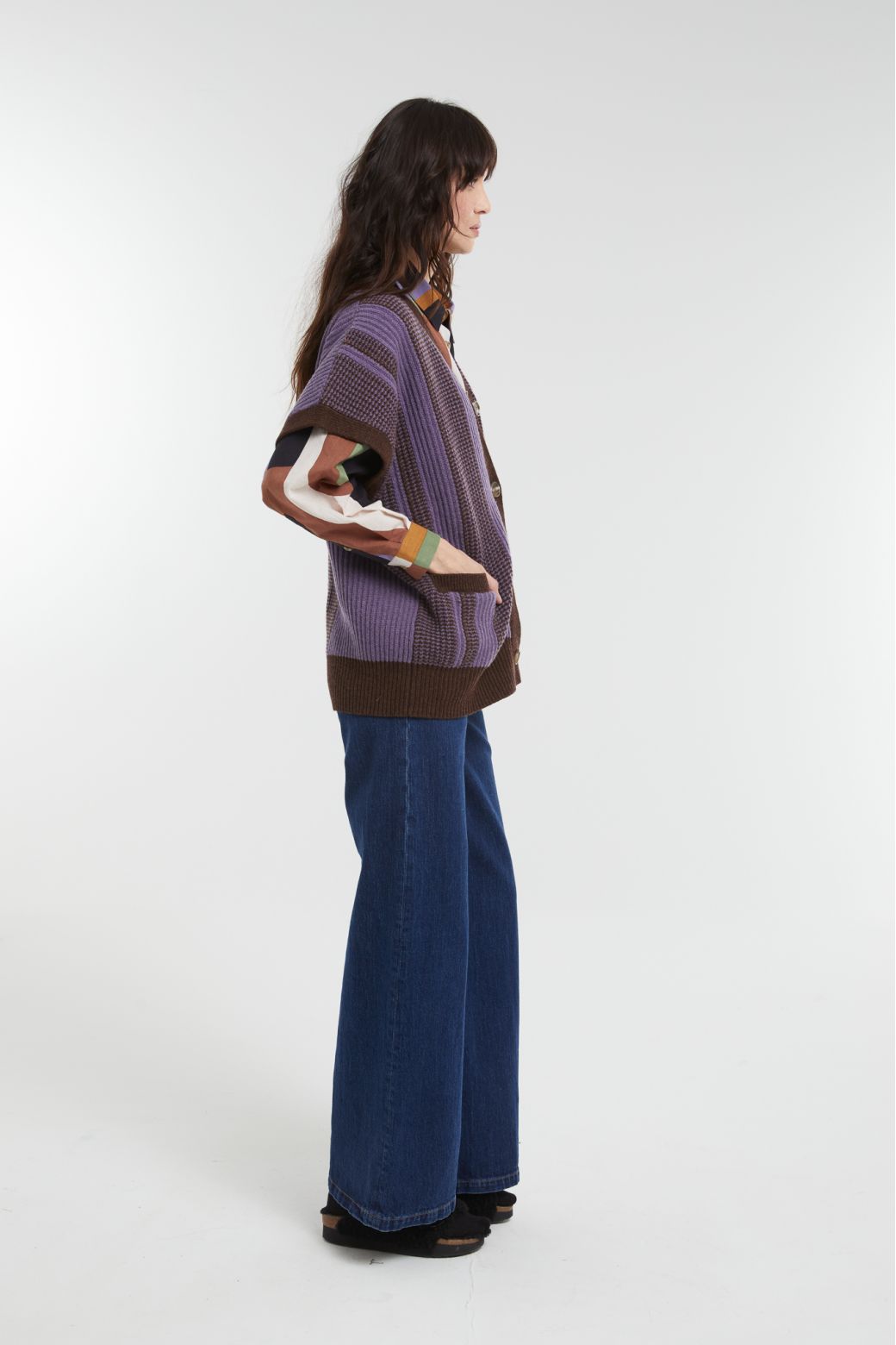 152 - Gilet Mona Road Parme Lot De 2