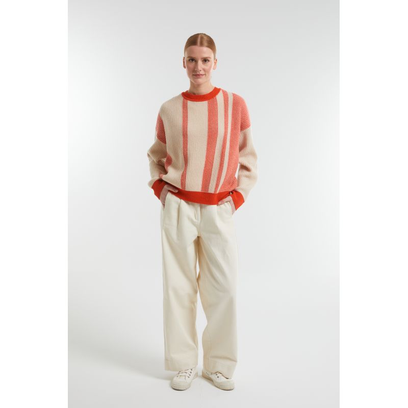 112 - Pantalon Victor Alna Ecru Lot De 2