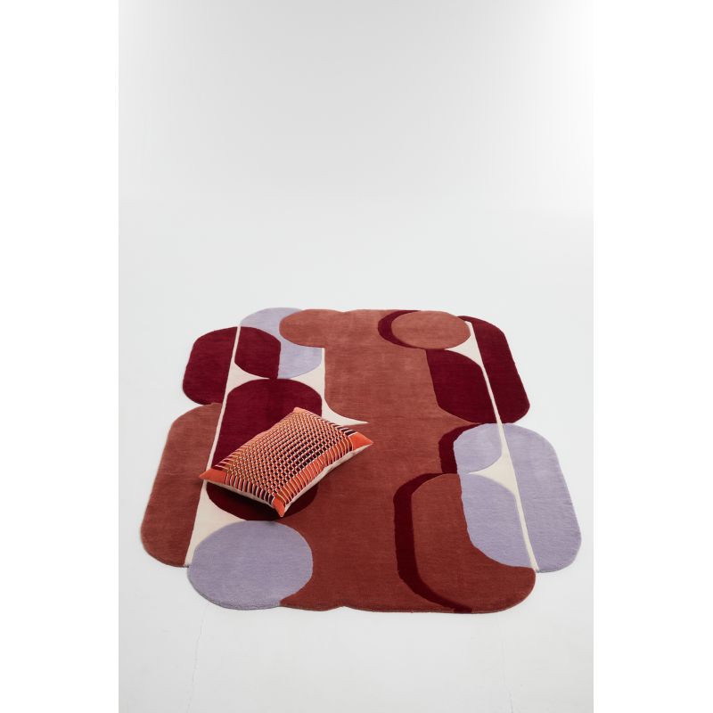 Nymphe Terracotta rug L