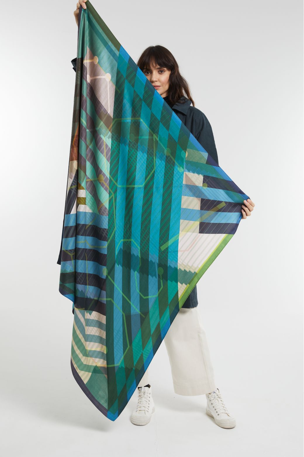 M - Blue GreenDédale Scarf Pack Of 2