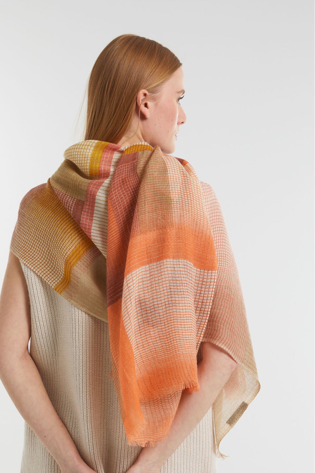 D - PeachOptique Scarf Pack Of 2