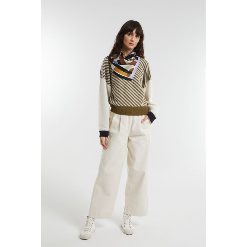 E - FoulardSupersonic Brun Parme Lot De 2