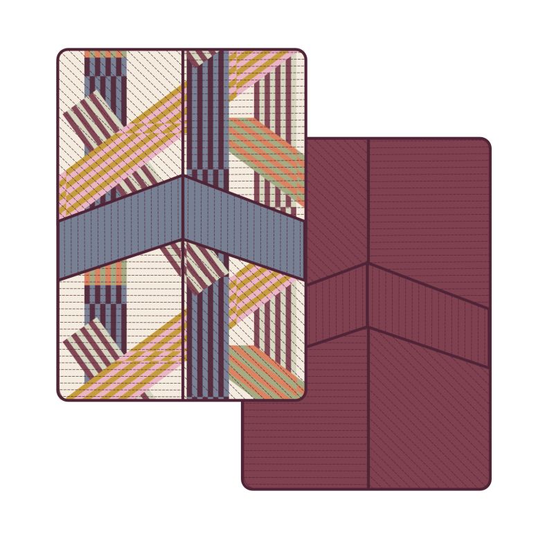 506 - MulticoShibuya Blanket Pack Of 2