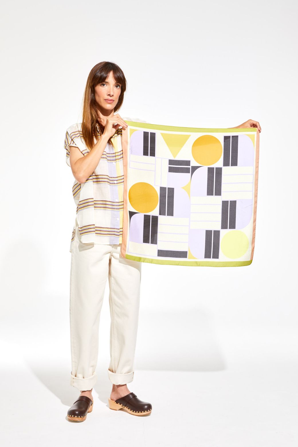 H - Foulard Tempo Parme Lot De 2