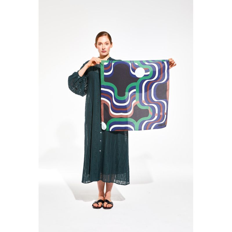 G - Foulard Nébuleuse Nuit Lot De 2