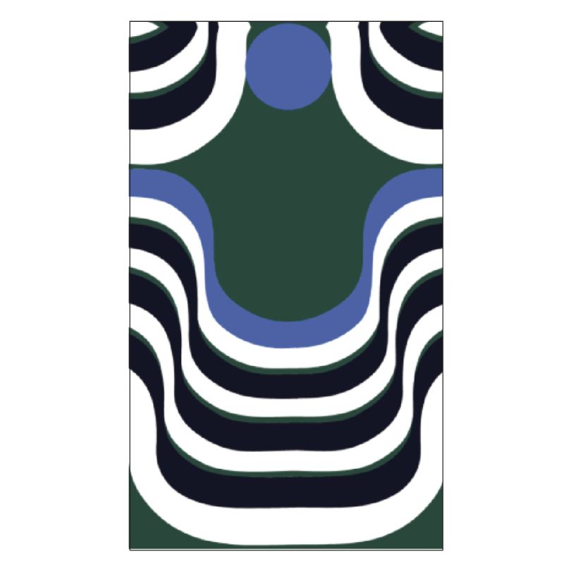 506 - PlaidNebuleuse Bleu Lot De 2