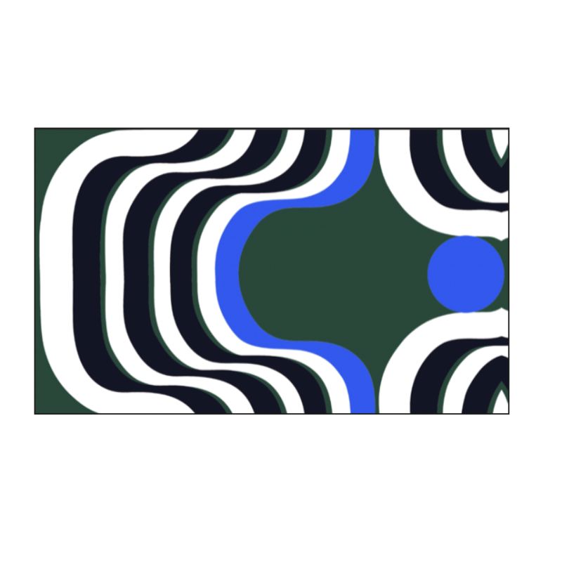 505 - CoussinNebuleuse Bleu 30/50 Cm Lot De 2