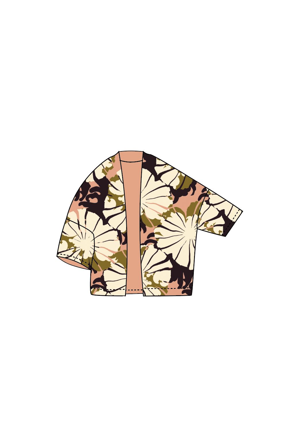 110 - Rose Khaki Ada Pavot Jacket Pack Of 2