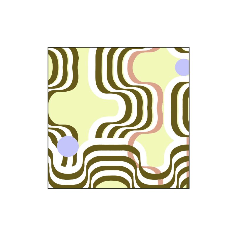 504 - CoussinNebuleuse Lime 80/80/12 Cm Lot De 2