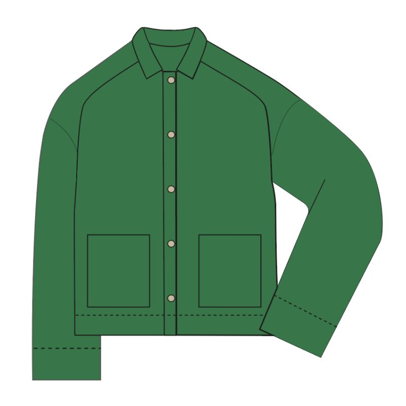 113 - Veste Mina Folia Vert Lot De 2