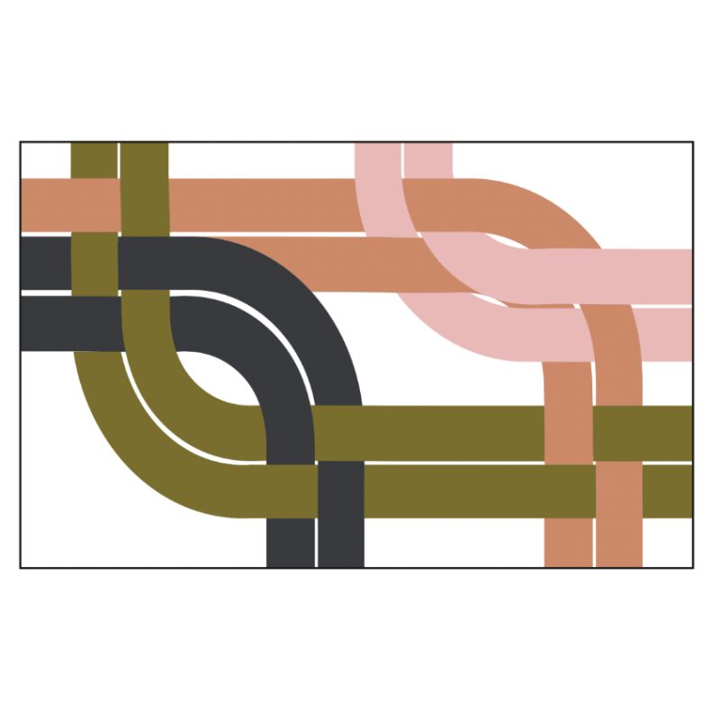 501 - CoussinLiane Blush 30/50 Cm Lot De 2