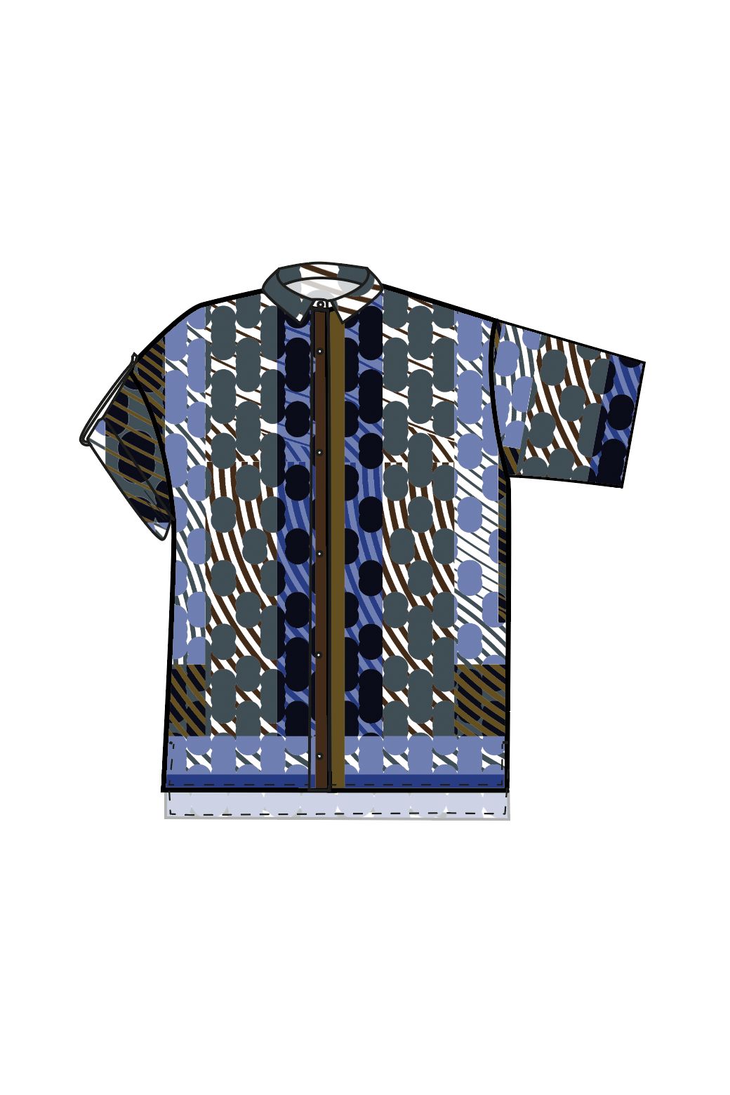 109 - Blue Andrew Pollen Shirt Pack Of 2