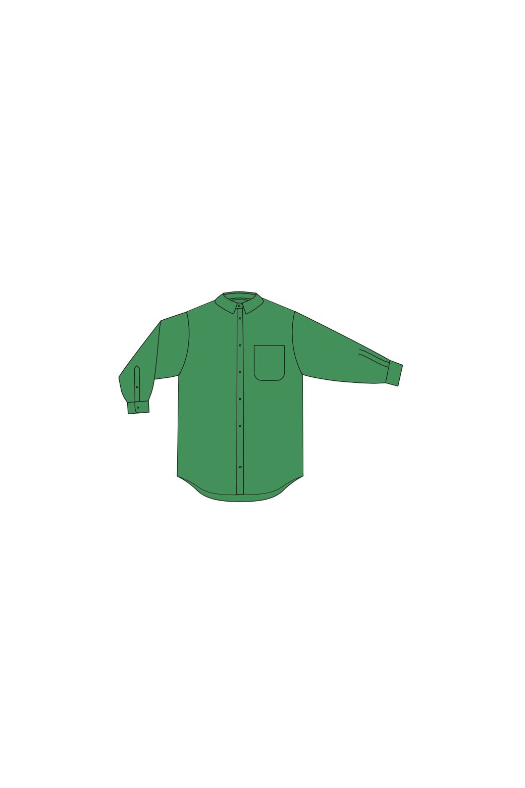 114 - Green Marcel Lotus Shirt Pack Of 2