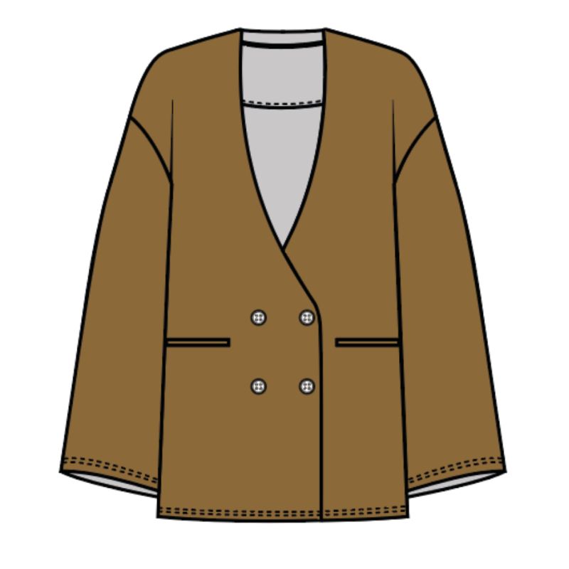 106 - Veste Patty Muse Caramel Lot De 2