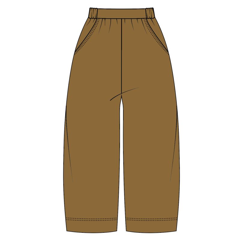 106 - Pantalon Joe Muse Caramel Lot De 2