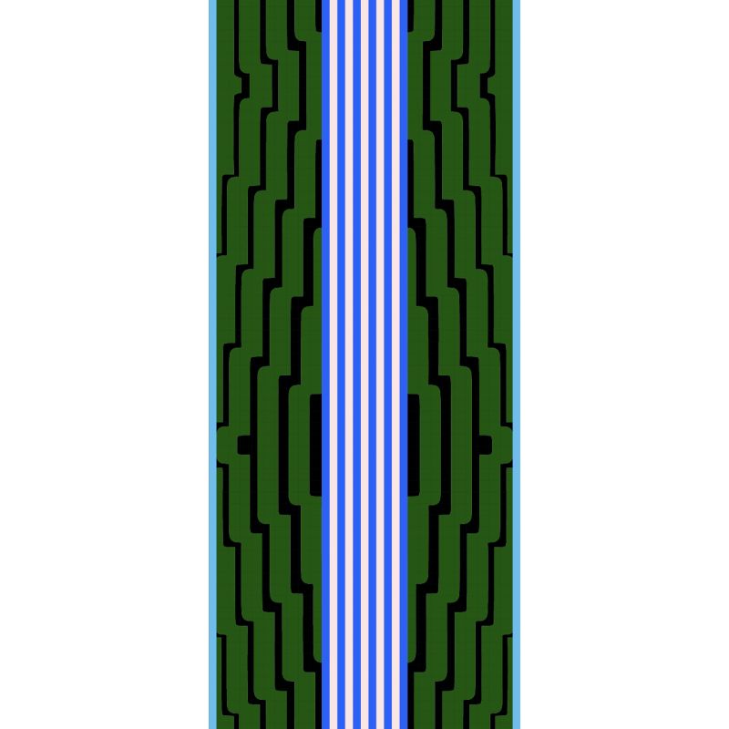 L - FoulardCeleste Amazone Lot De 2