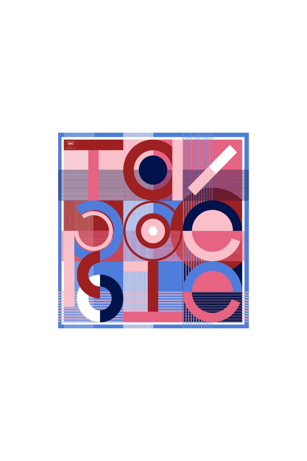 K - Red BlueTapoesie Scarf Pack Of 2