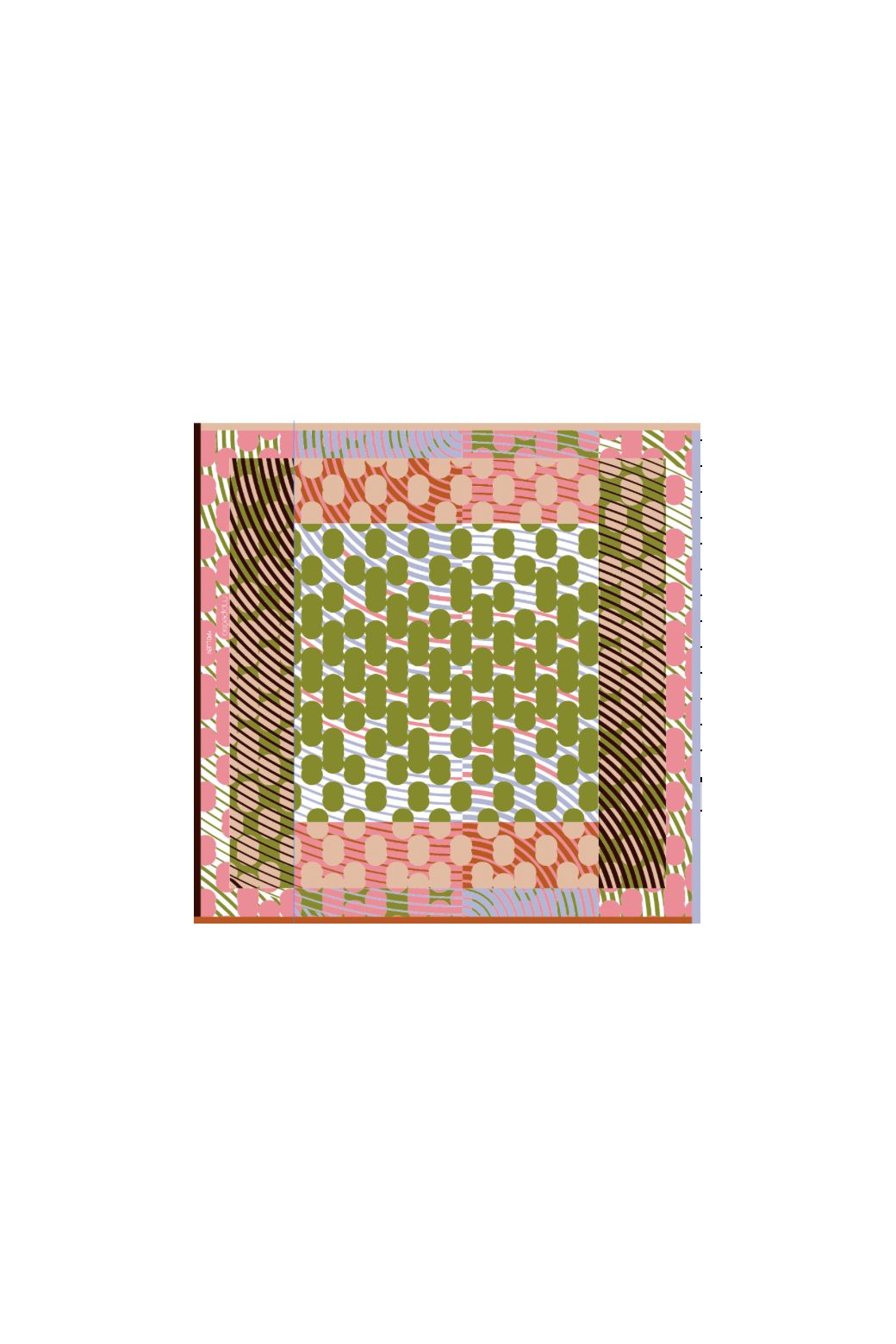 J - Navy KhakiPollen Scarf Pack Of 2