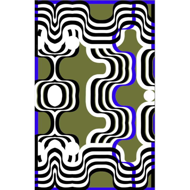 H - FoulardNebuleuse Kaki Lot De 2