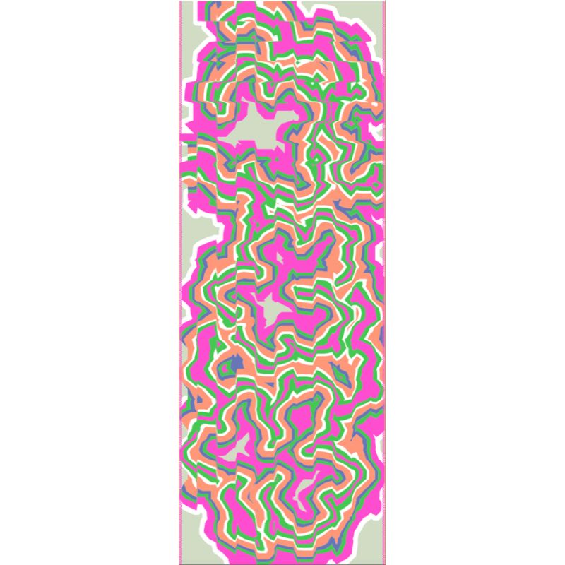 G - FoulardAgate Rose Lot De 2