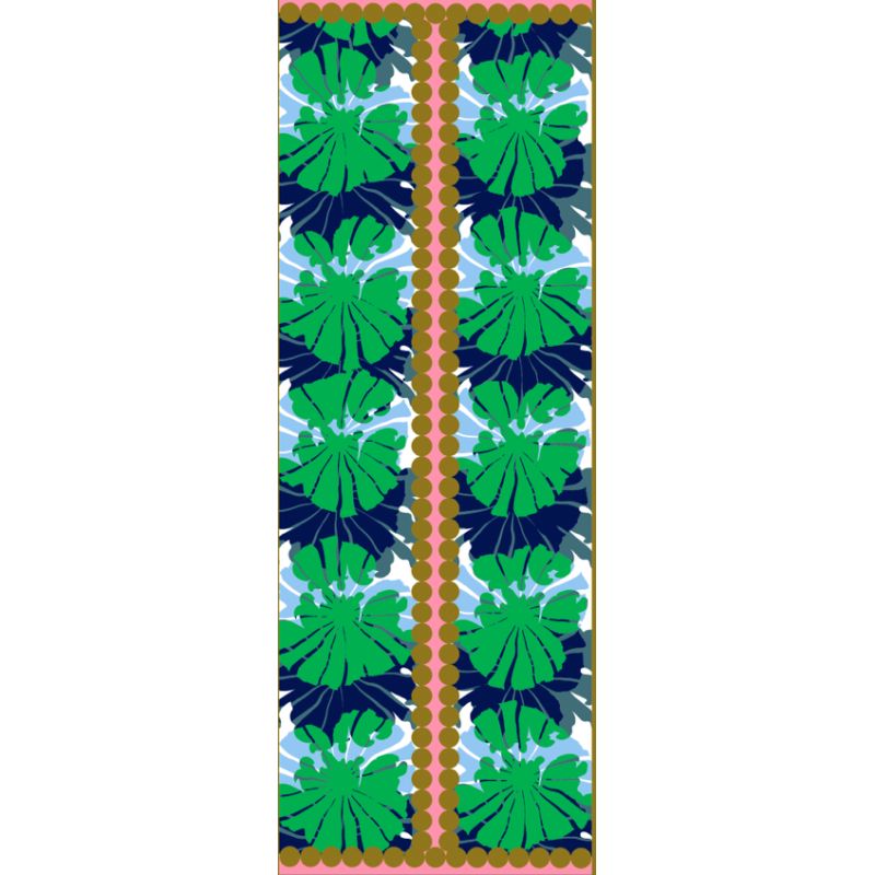 F - FoulardPavot Vert Lot De 2