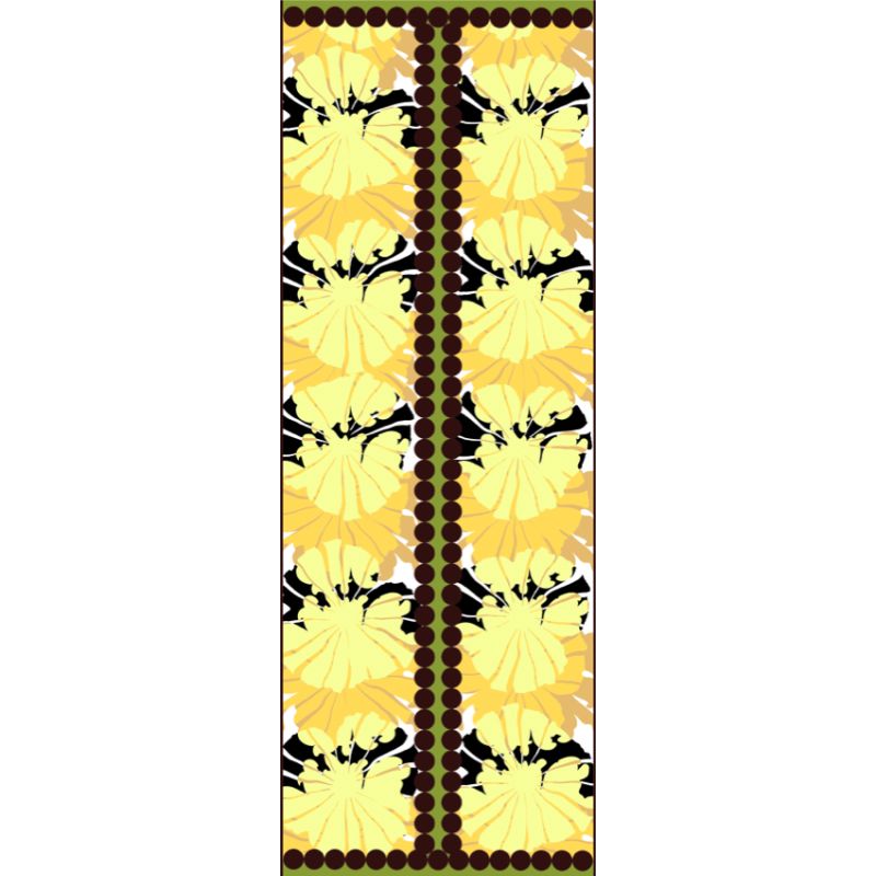 F - FoulardPavot Citrine Lot De 2