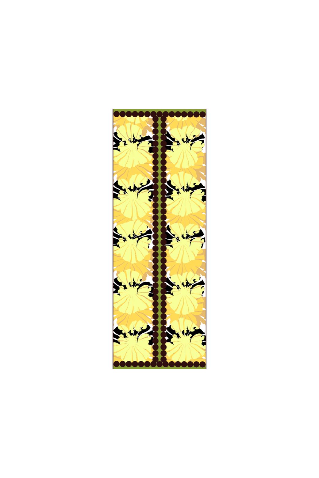 F - CitrinePavot Scarf Pack Of 2