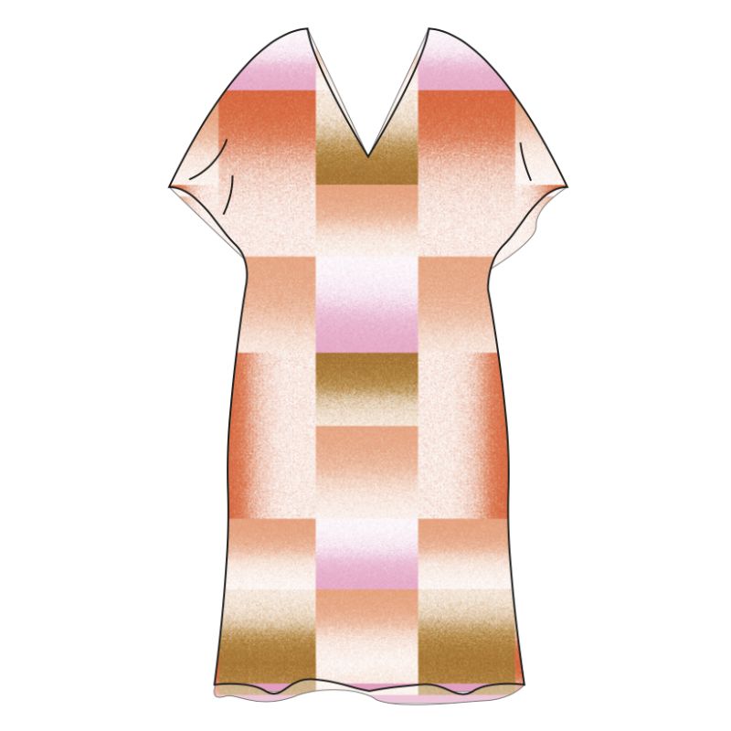 203 - Robe Elia NuanceOrange Lot De 2