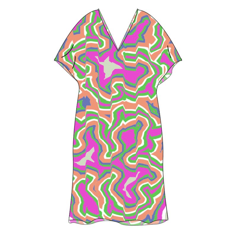 207 - Robe Elia Agate Rose Lot De 2