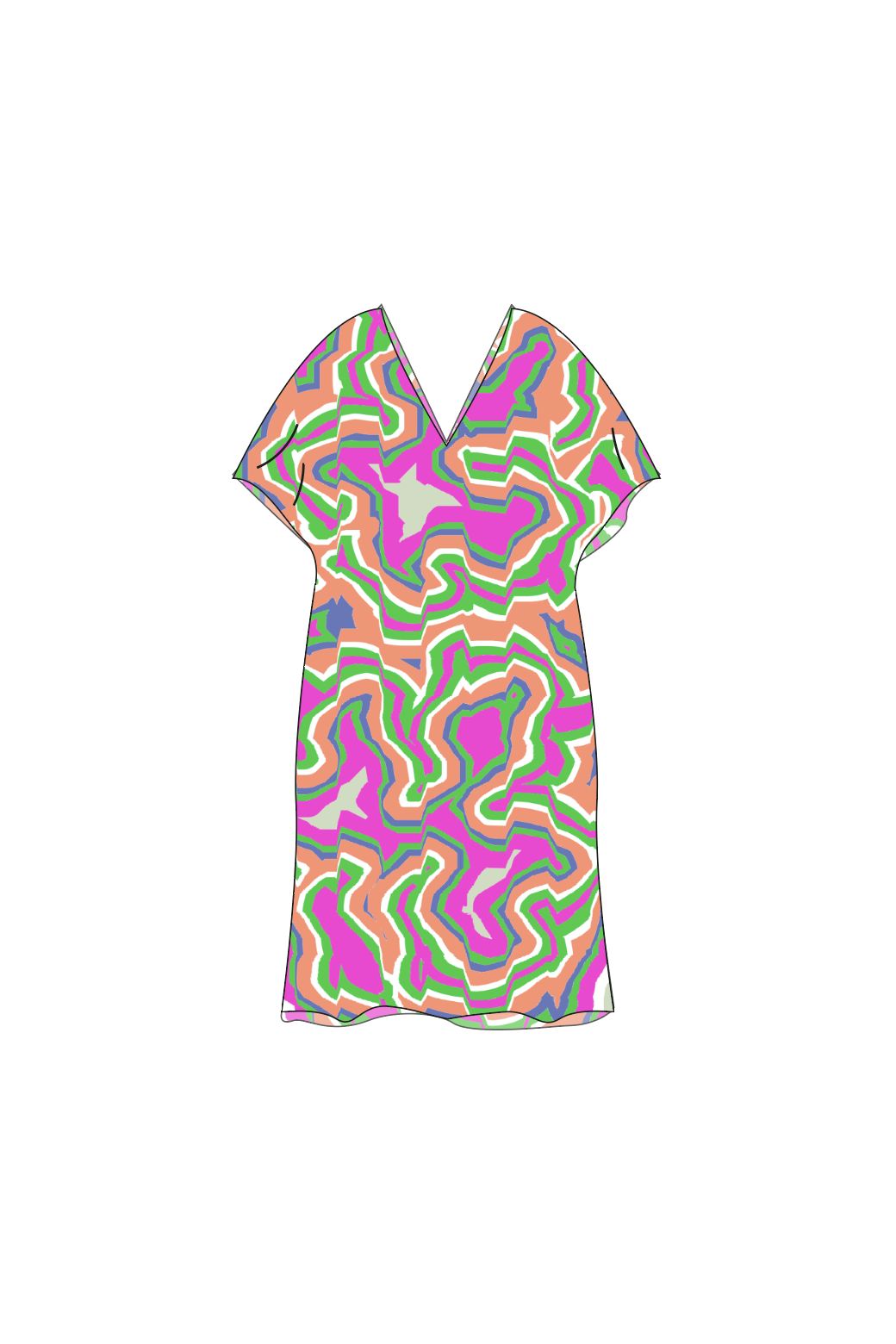 207 - Pink Elia Agate Dress Pack Of 2