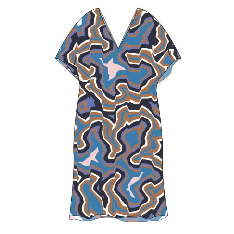 207 - Robe Elia Agate Gris Bleu Lot De 2