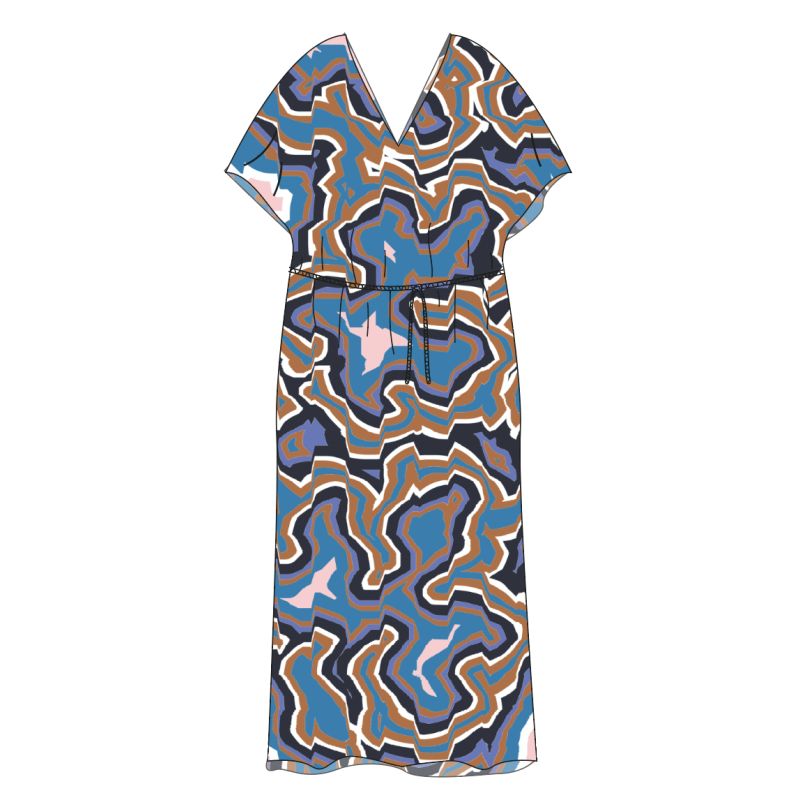 207 - Robe Hydra Agate Gris Bleu Lot De 2