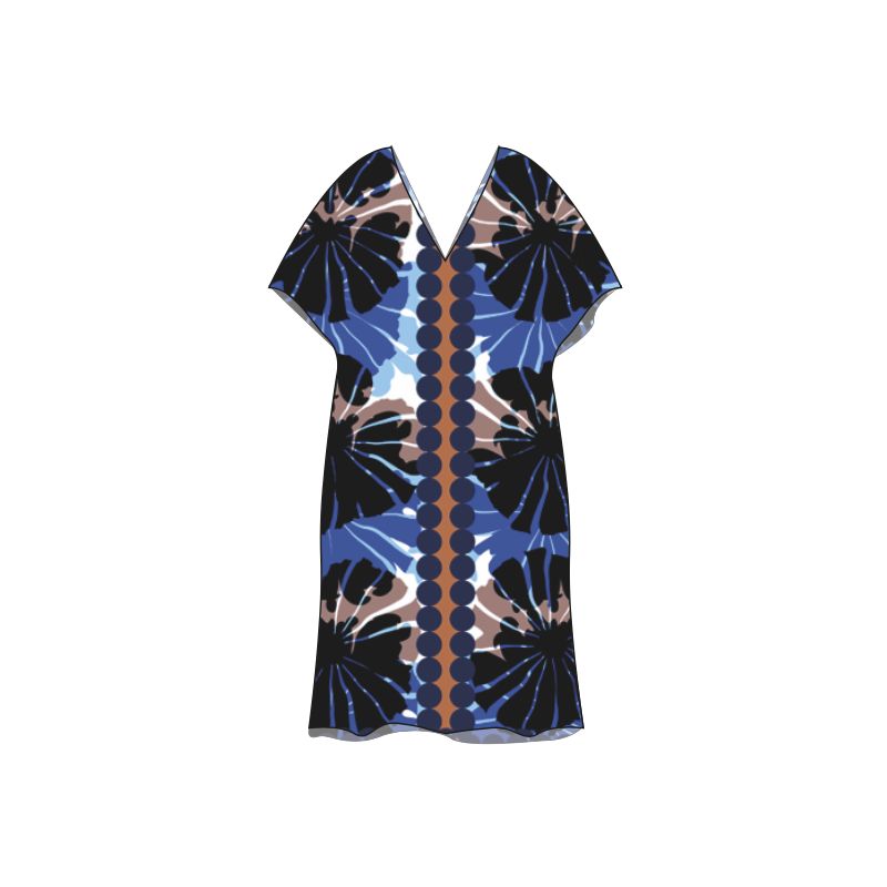 211 - Robe Elia Pavot Bleu Lot De 2