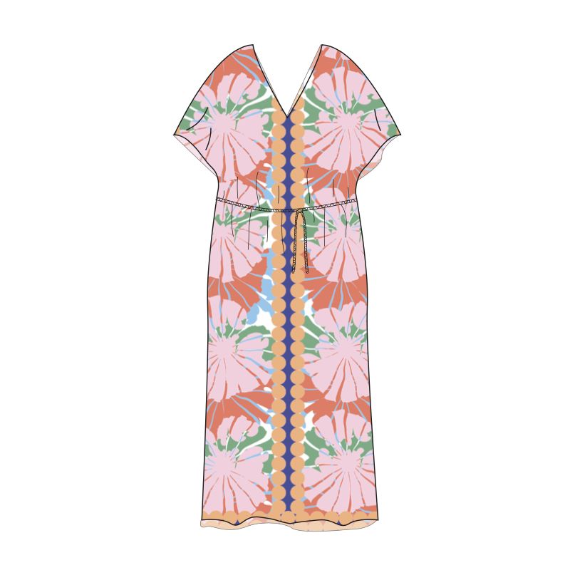 211 - Robe Hydra Pavot Rose Lot De 2