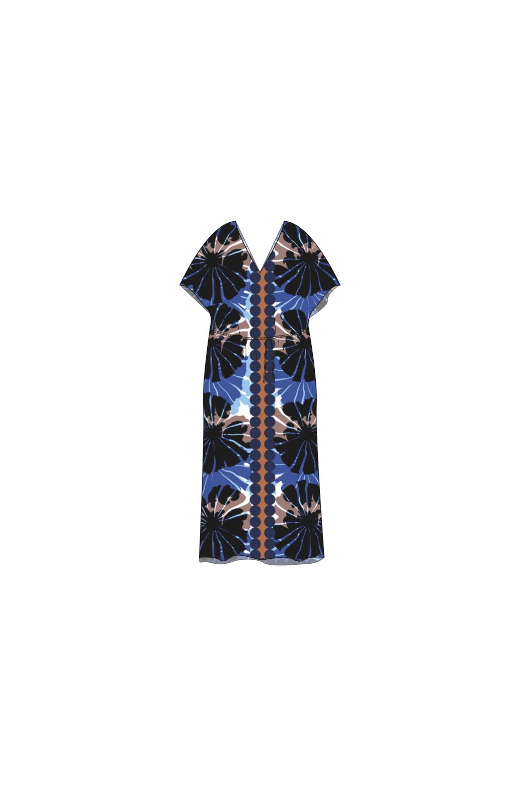 211 - Blue Hydra Pavot Dress Pack Of 2