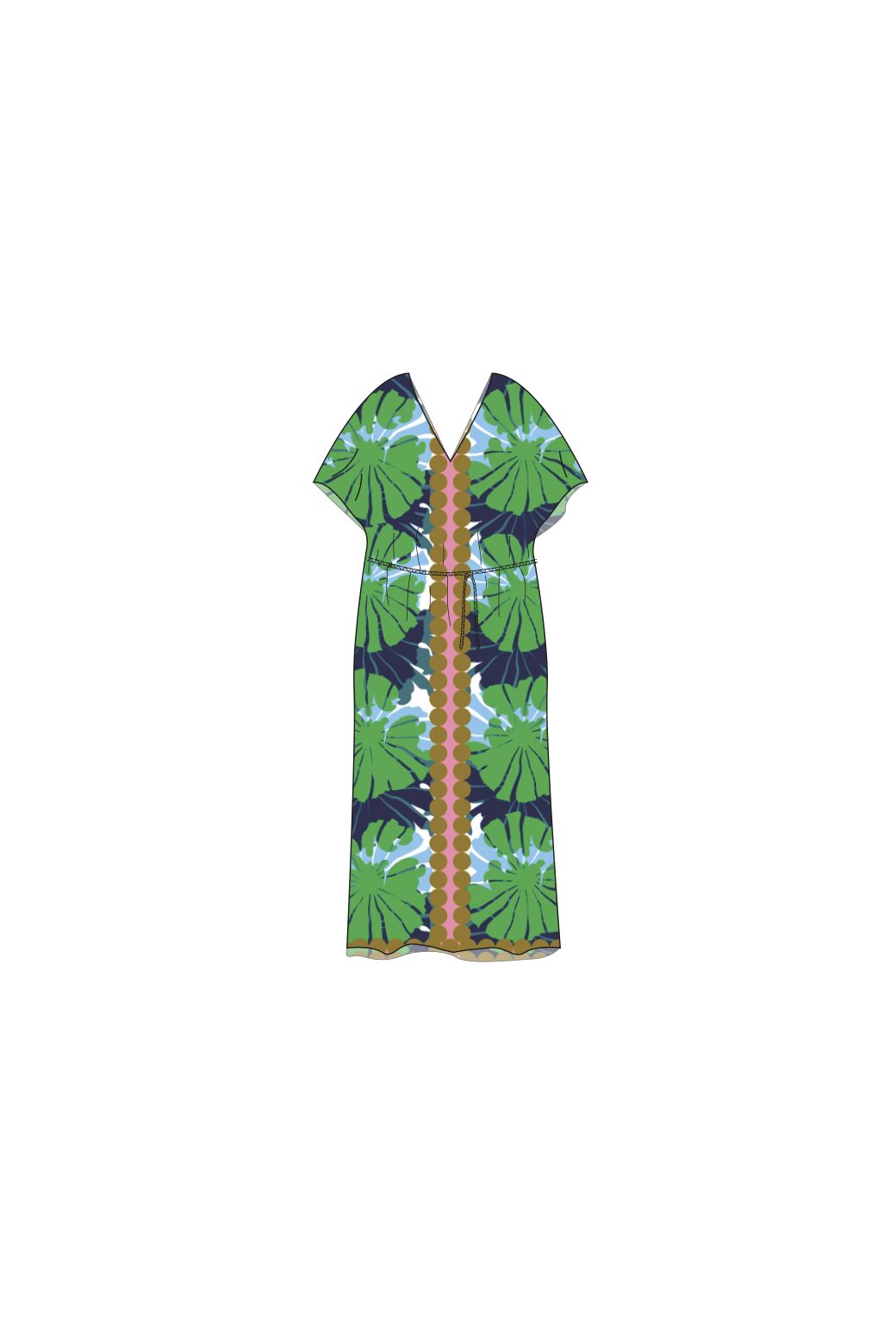 211 - Green Hydra Pavot Dress Pack Of 2